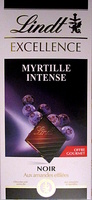 Excellence - Chocolat noir extra-fin aux amandes et myrtilles