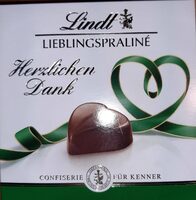 Lieblingspraline Herzlichen Dank