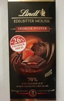 Edelbitter Mousse - Erdbeer-Pfeffer