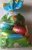 Œufs lapin or - Œufs creux à cacher lait