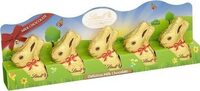 Lindt milk chocolate gold bunnies