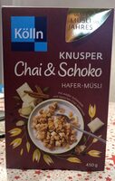 Knusper Chai und Schoko Hafer-Müsli