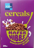 Nibbs gepuffter Hafer und Weizen mit Kakao
