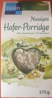 Cremig-zartes Hafer-Porridge Nuss