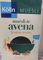 Muesli de avena y frutos secos