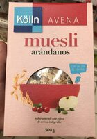 Muesli arándanos