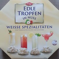 Edle Tropfen in Nuss weiße Spezialitäten