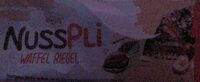 Nusspli Waffel Riegel