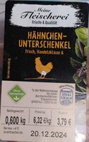 Hähnchenunterschenkel frisch