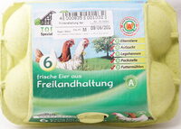 Frische Eier aus Freilandhaltung