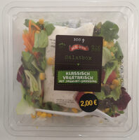 Salatbox Klassisch Vegetarisch mit Joghurt-Dressing
