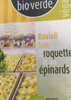 Ravioli frais à la roquette et aux épinard