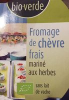 Fromage de chevre frais marine aux herbes