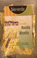 Frische Ravioli mit Rucola und Ricotta