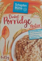 Dinkel Porridge Natur