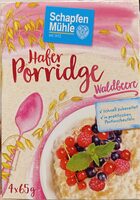 Hafer Porridge Waldbeere
