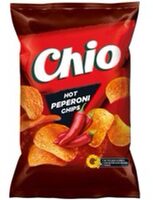 Hot peperoni chips