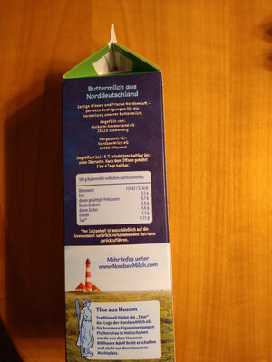 Frische Buttermilch by Nordsee Milch