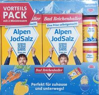 Alpenjodsalz Vorteilspack mit Ministreuern