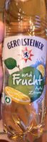 Gerolsteiner und Frucht Apfel Zitrone