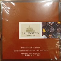 Zartbitter-Auslese hangefertigte Trüffel und Pralinen