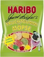 Haribo Gerd Käfer's Fruchtgummi Möpse Sauer