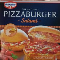 Pizzaburger Salami