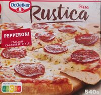 Pepperoni Italian Calabrese Style Pizza