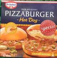 Pizzaburger Hot Dog