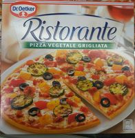 Ristorante pizza vegetale grigliata