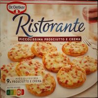 Mini pizzas PICCOLISSIMA PROSCIUTTO E CREMA