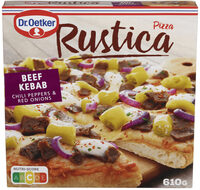 Dr. Oetker Pizza Rustica Beef Kebab 610g