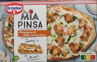 Pinsa Champingnons Mit Ricotta-Pecorino Creme