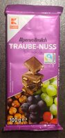 Alpenvollmilch Traube Nuss Schokolade