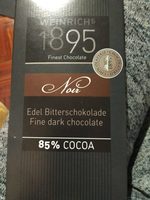 Weinrich's 1895 Noir 85% Cocoa