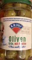 Oliven Grün, mit Paprika