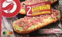 Baguettes queso edam y jamon cocido
