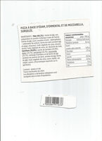 Pizza extra moelleuse aux 3 fromages