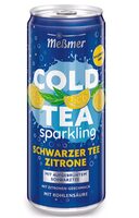 Cold tea sparkling