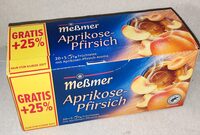 Aprikose-Pfirsich Teebeutel