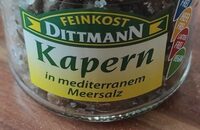 Kapern in mediterranem Meersalz