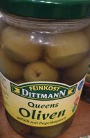 Queens Oliven Gefüllt Mit Paprikapaste