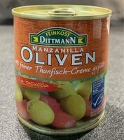 Manzanilla Oliven mit Thunfisch