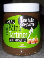 La Pâte à tartiner aux noisettes sans huile de palme