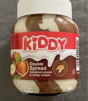 Double spread hazelnut-cocoa & whey cream