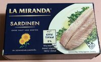 Sardinen in Sonnenblumenöl