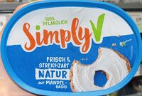 Veganer Streichzart Natur aus Mandel