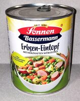 Erbsen-Eintopf mit Würstchen