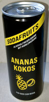 Sodafruits - Ananas-Kokos