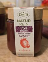 Natur rein Erdbeere passiert 75% frucht